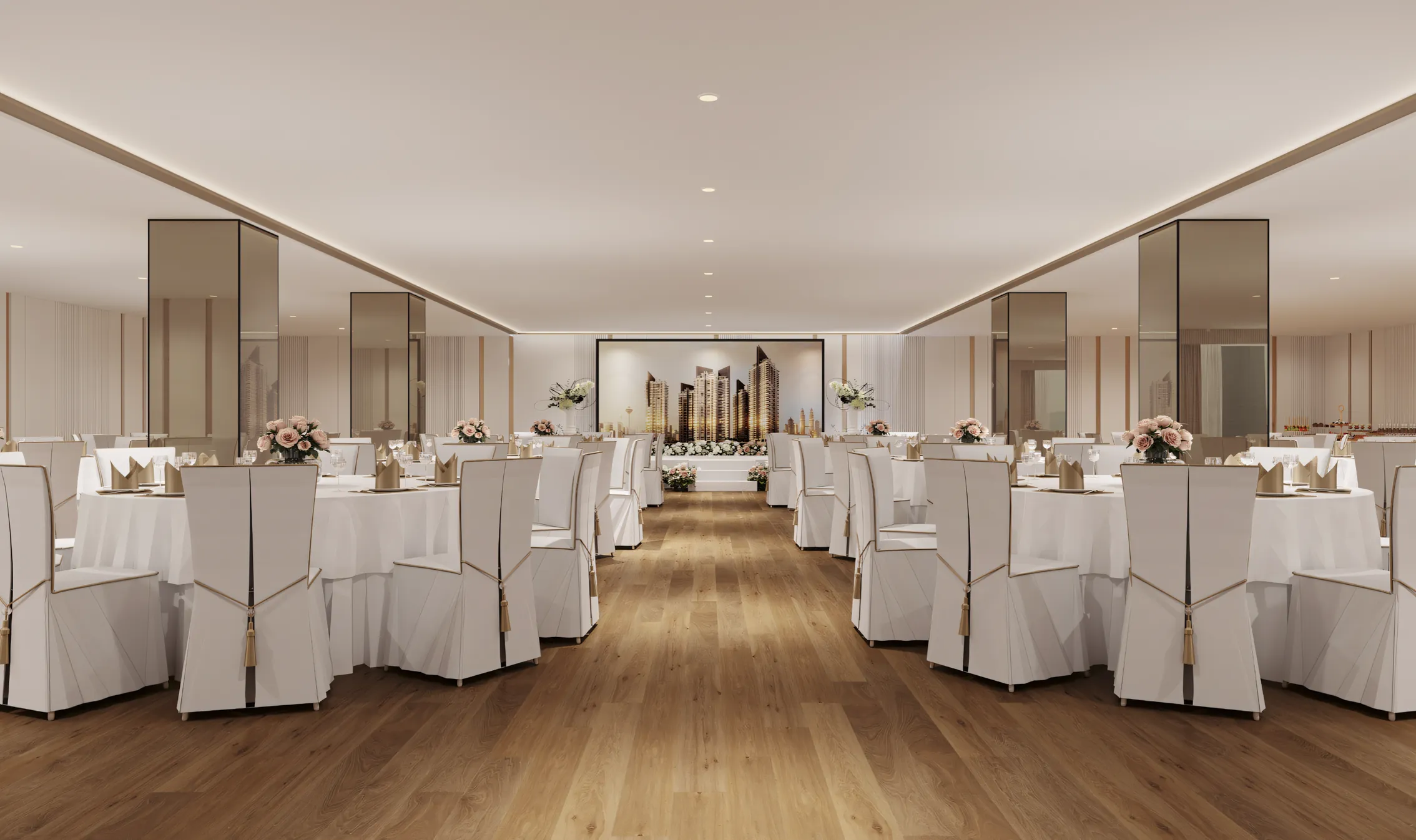 Grand multipurpose event hall for residents at Cappella Embassy